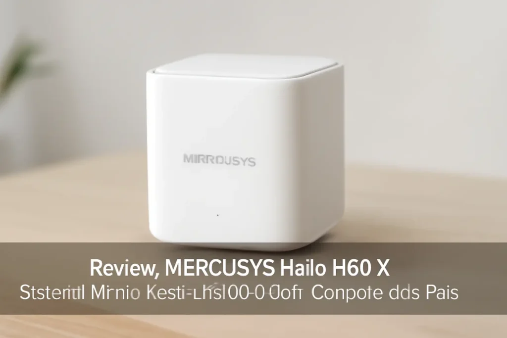 MERCUSYS Halo H60X - Sistema WiFi 6 Mesh AX1500 com Controle dos Pais