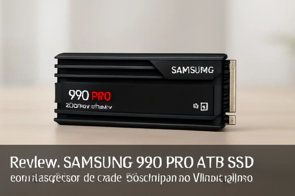 SAMSUNG 990 PRO 4TB SSD com dissipador de calor: Desempenho Ultra-rápido