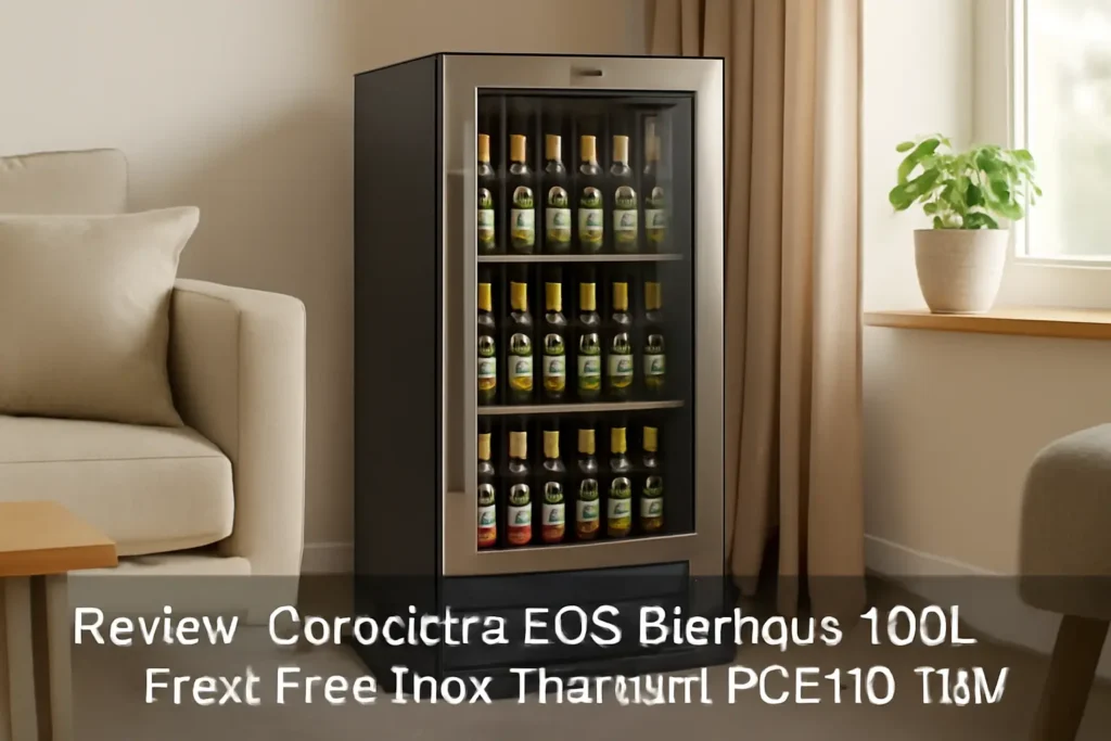 Cervejeira EOS Bierhaus 100L Frost Free Inox Titanium ECE110 110V