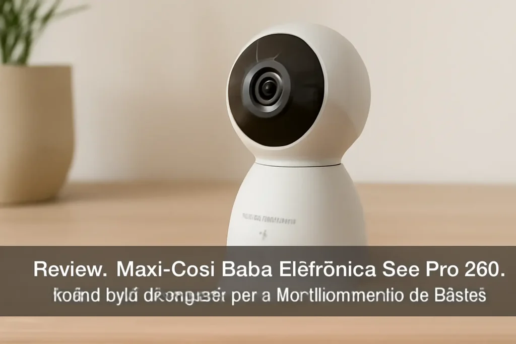 Maxi Cosi Babá Eletrônica See Pro 360: Tecnologia Avançada para Monitoramento de Bebês