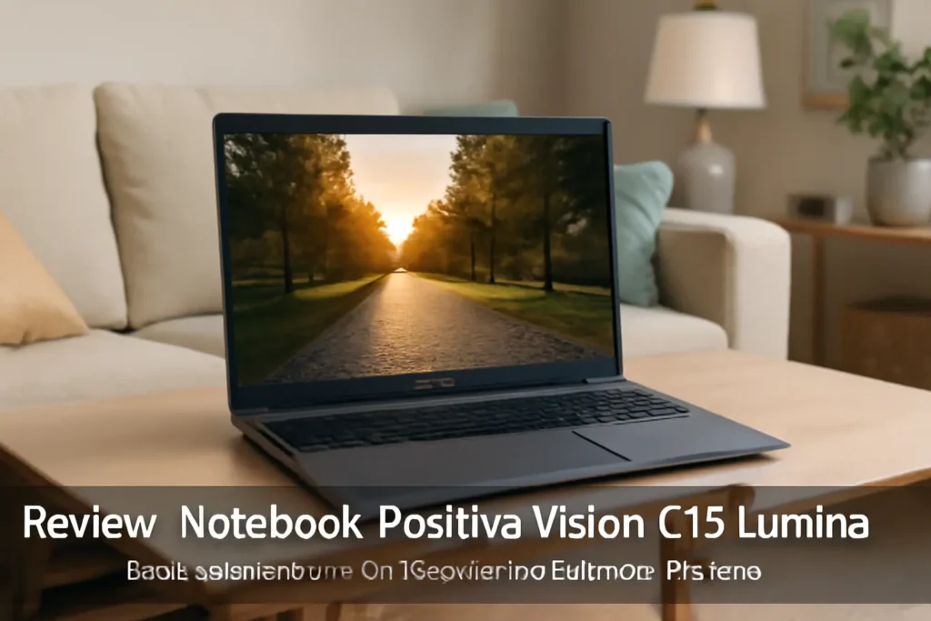 Notebook Positivo Vision C15 Lumina Bar: Desempenho e Funcionalidade para Tarefas Leves