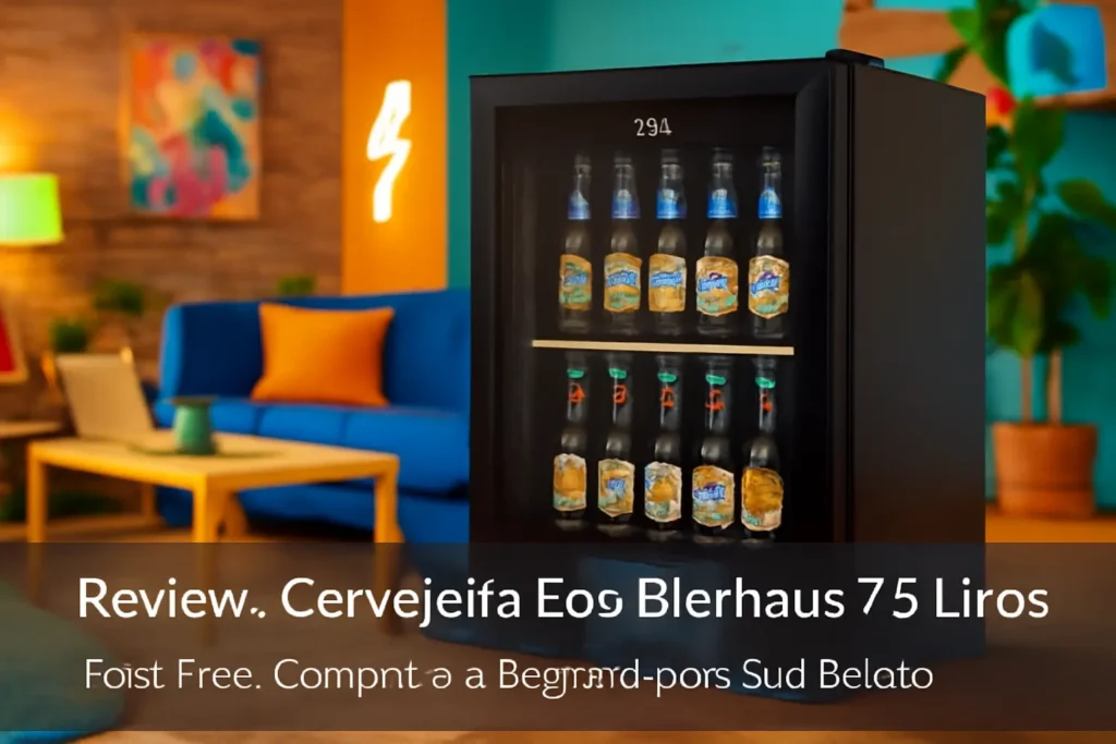 Cervejeira Eos Bierhaus 76 Litros Frost Free: Compacta e Elegante para Sua Bebida