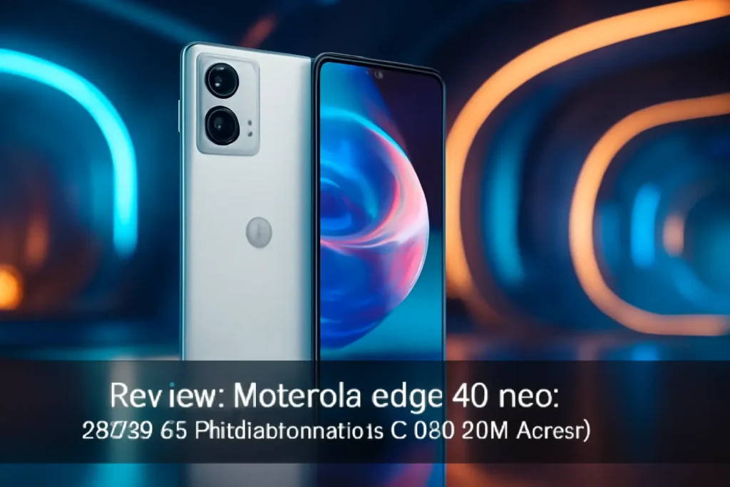 Smartphone Motorola Edge 40 Neo: 256GB de Armazenamento e 8GB RAM Boost