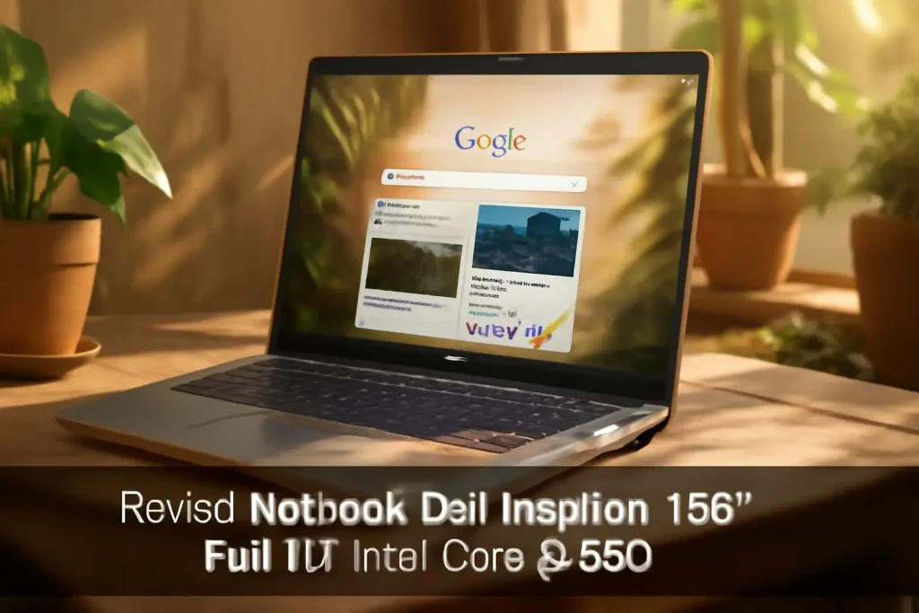 Notebook Dell Inspiron 15.6" Full HD Intel Core i5 SSD