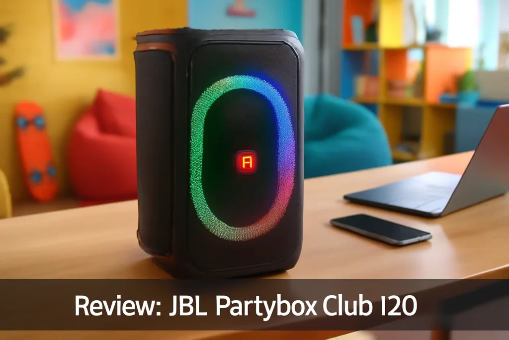 JBL Partybox Club 120: Som Potente com Bluetooth 5.4 e Luz LED
