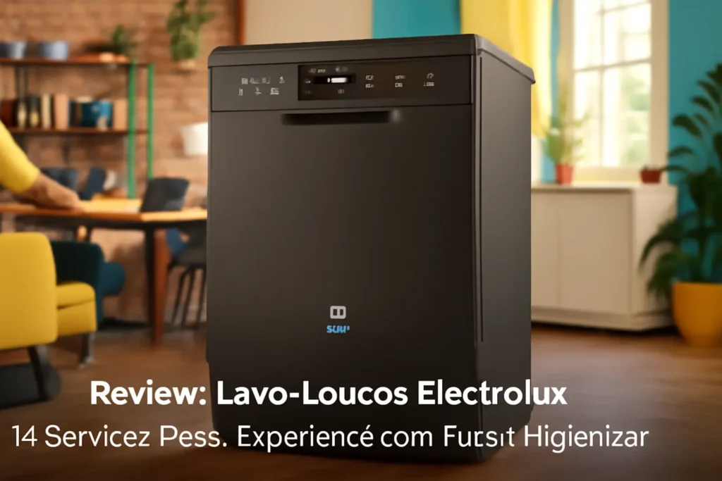 Lava-Louças Electrolux 14 Serviços Preta Experience com Função Higienizar