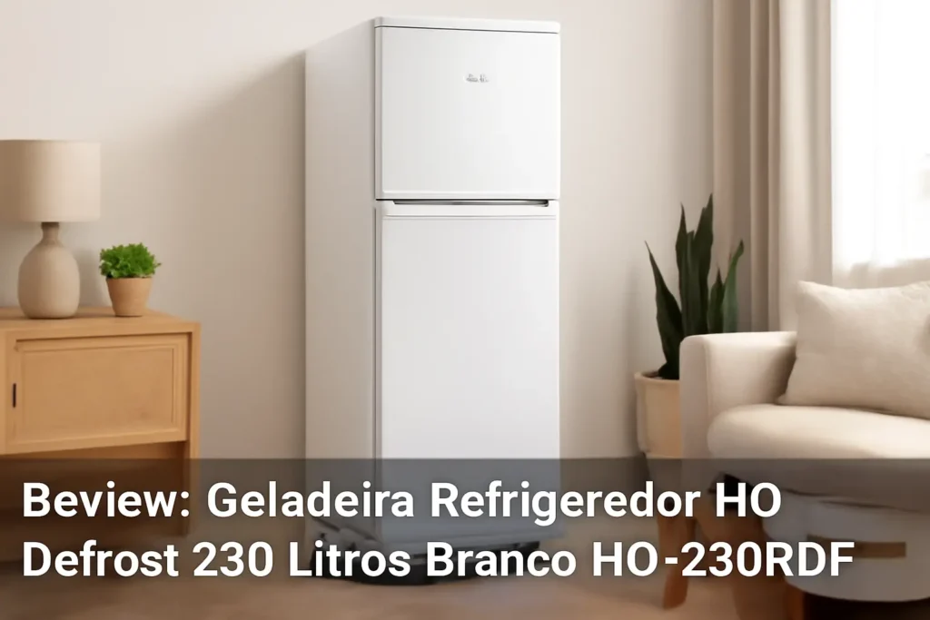 Geladeira Refrigerador HQ Defrost 230 Litros Branco HQ-230RDF: Desempenho e Eficiência no Seu Lar