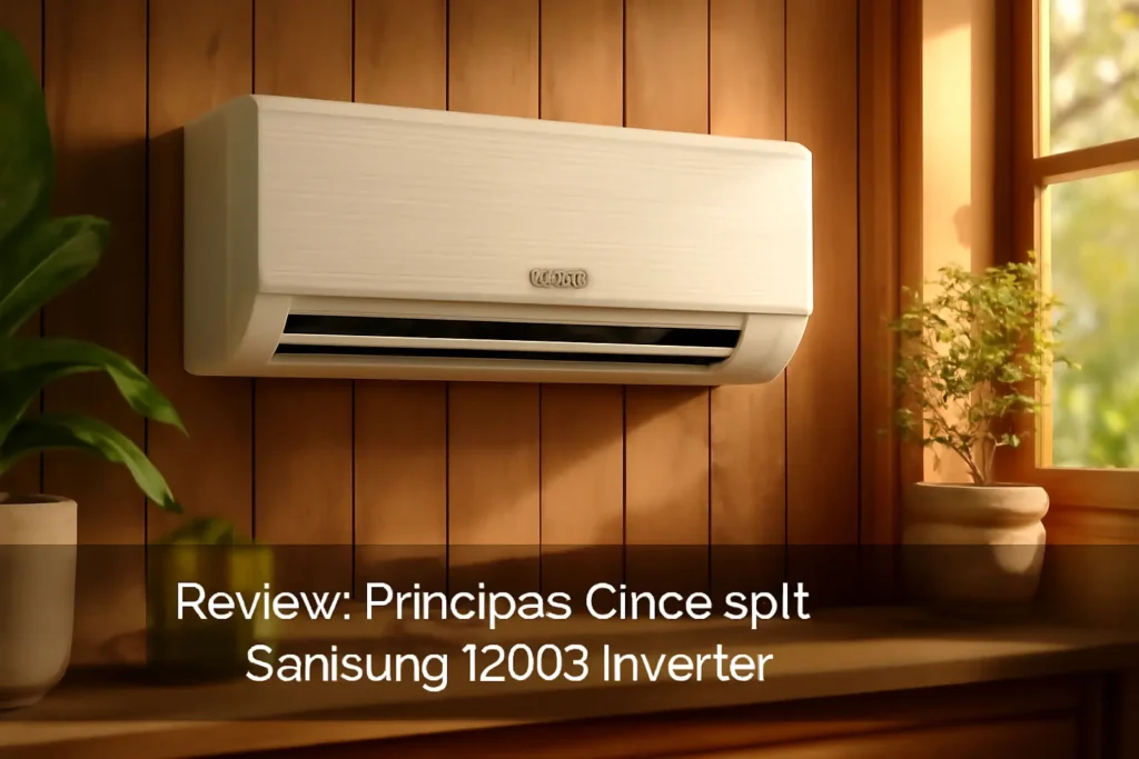 Principais Cinco split Samsung 12000 inverter