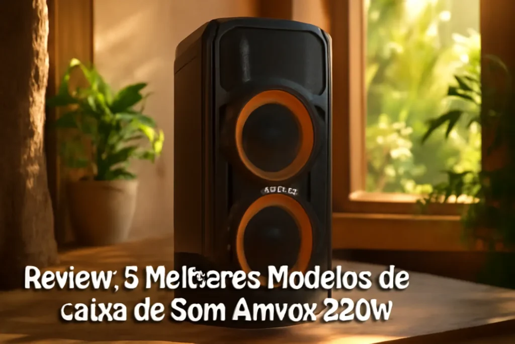 5 Melhores Modelos de caixa de som Amvox 220w