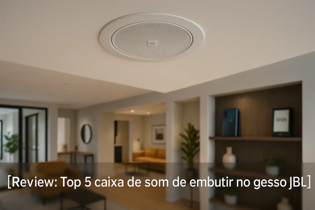 Top 5 caixa de som de embutir no gesso JBL