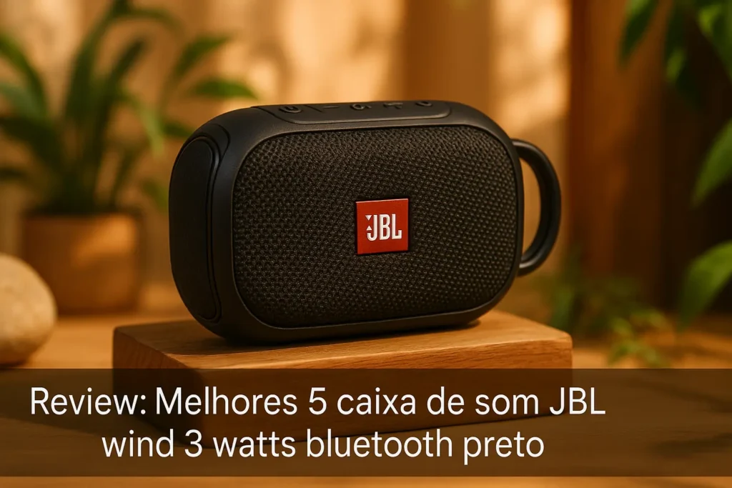 Melhores 5 caixa de som JBL wind 3 watts bluetooth preto