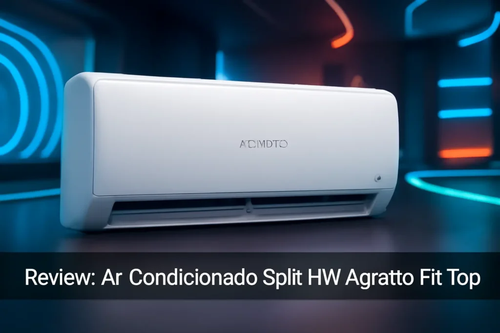 Ar-Condicionado Split HW Agratto Fit Top 12.000 BTUs R-32 Só Frio 220V