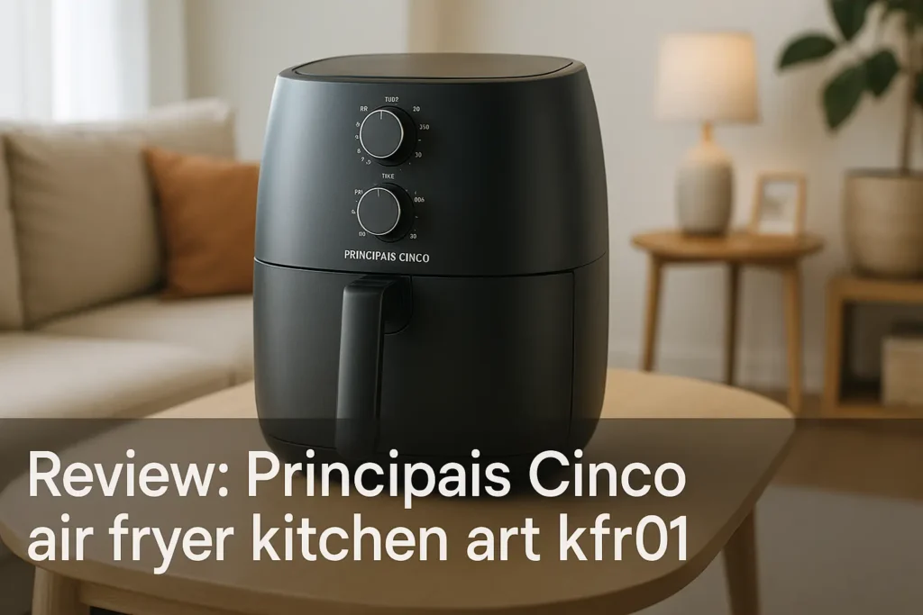 Principais Cinco air fryer kitchen art kfr01