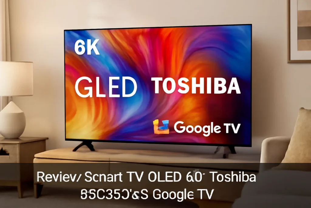 Smart TV QLED 65" 4K Toshiba 65C450NS Google TV