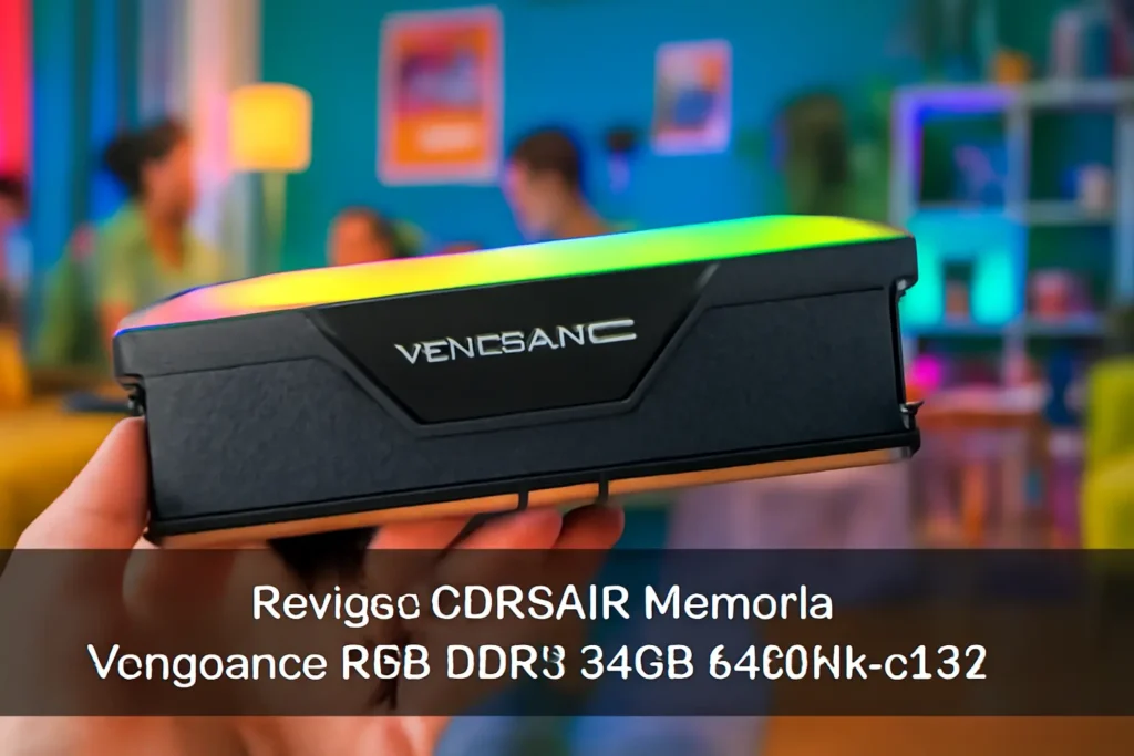 CORSAIR Memória Vengeance RGB DDR5 32GB 6400MHz CL32