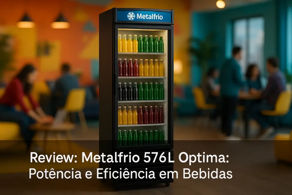 Metalfrio 576L Optima: Potência e Eficiência em Bebidas