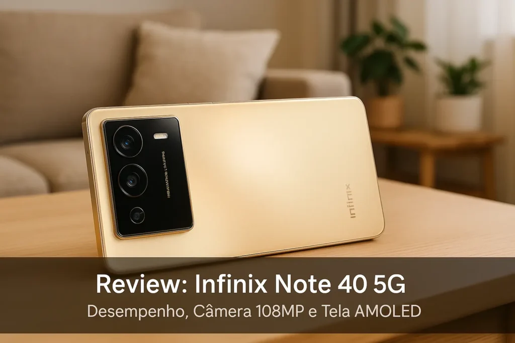 Infinix Note 40 5G: Desempenho, Câmera 108MP e Tela AMOLED