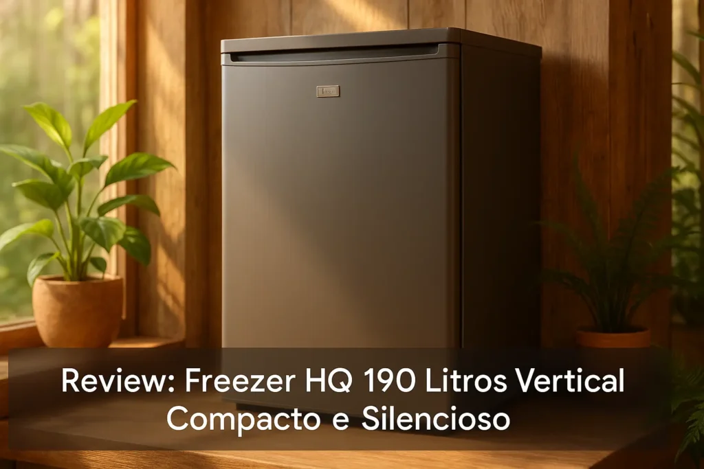 Freezer HQ 190 Litros Vertical: Compacto e Silencioso
