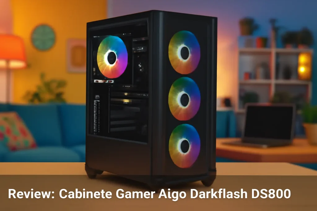 Gabinete Gamer Aigo Darkflash DS900: Design Moderno e Refrigeração Avançada