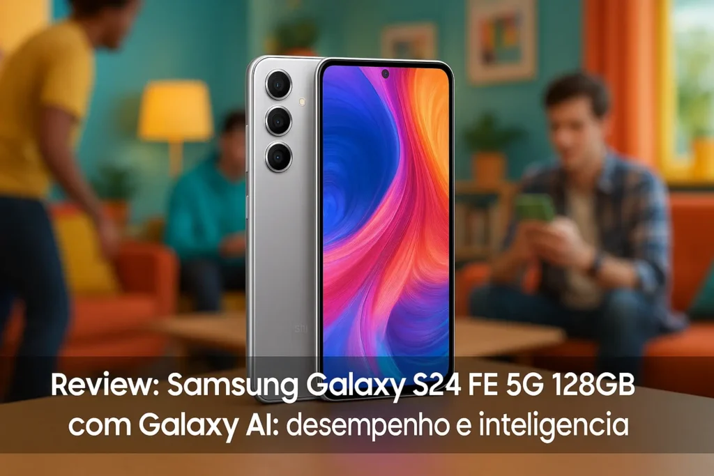 Samsung Galaxy S24 FE 5G 128GB com Galaxy AI: desempenho e inteligência