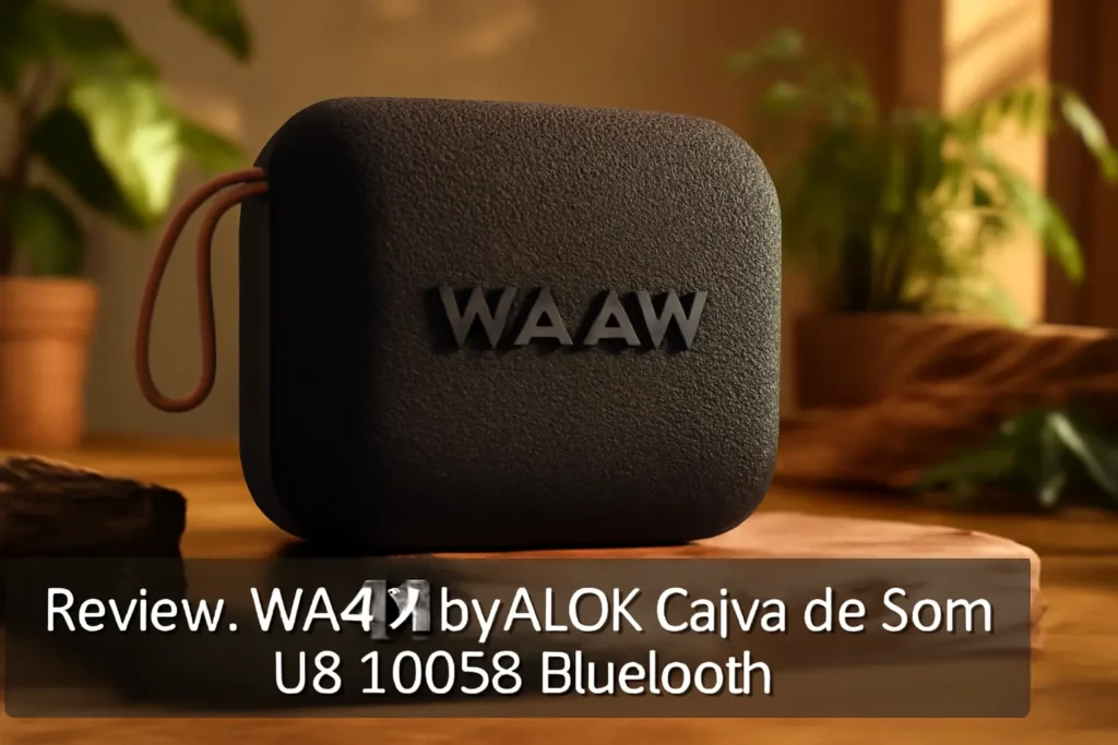WAAW by ALOK Caixa de Som US 100SB Bluetooth: Resistência, Qualidade e Praticidade