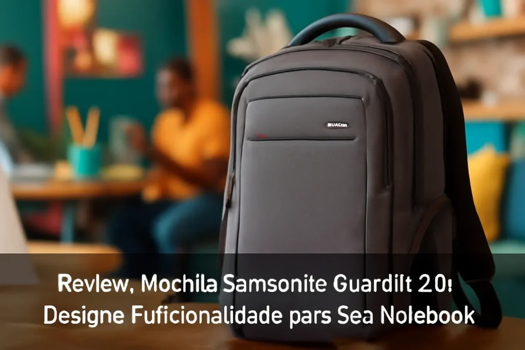 Mochila Samsonite Guard It 2.0: Design e Funcionalidade para Seu Notebook