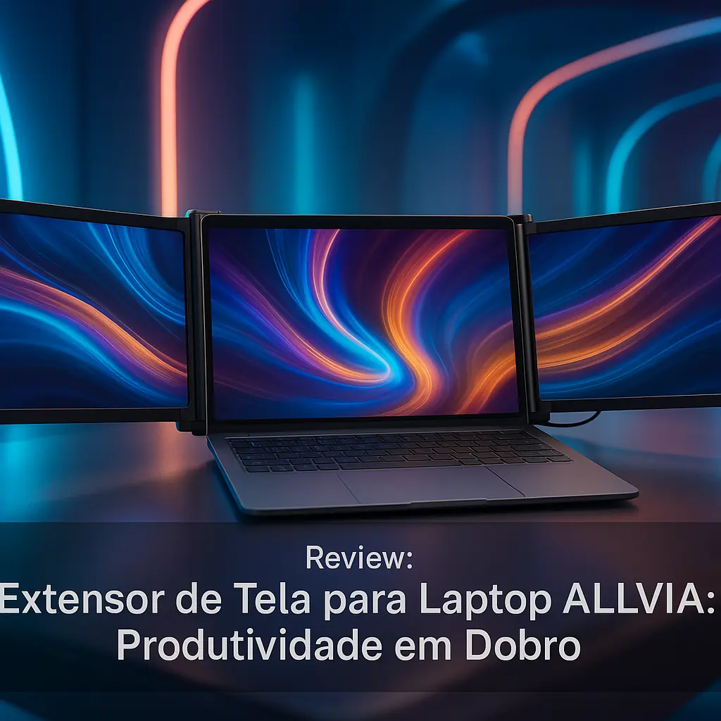Extensor de Tela para Laptop ALLVIA: Produtividade em Dobro