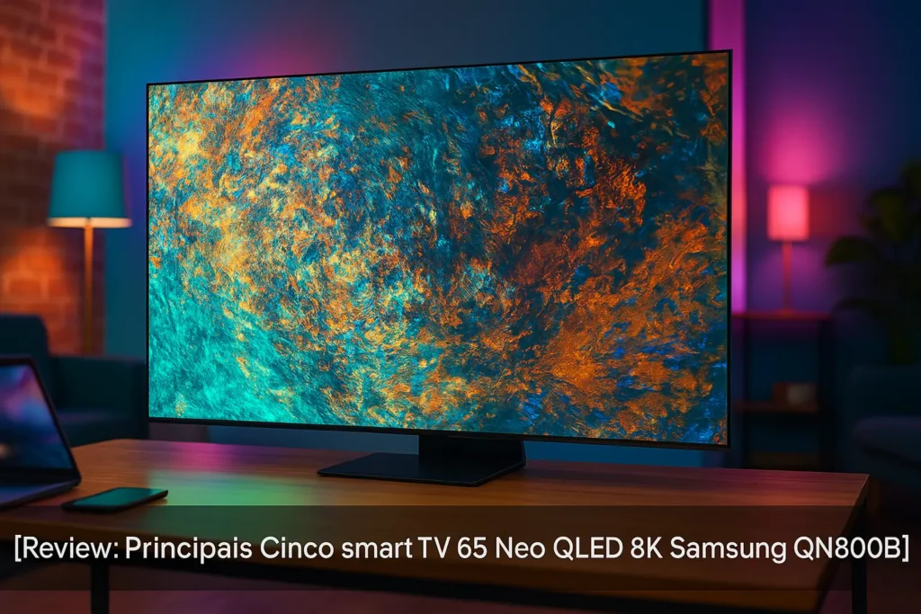 Principais Cinco smart TV 65 neo qled 8k Samsung qn800b