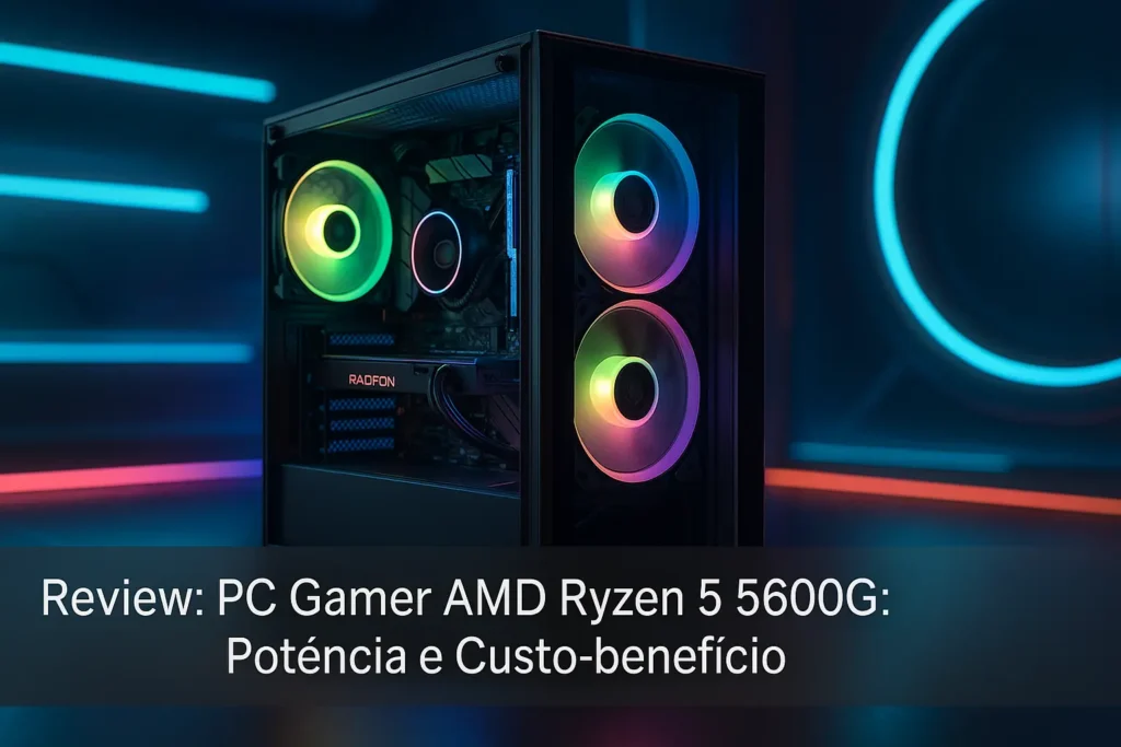 PC Gamer AMD Ryzen 5 5600G: Potência e Custo-benefício
