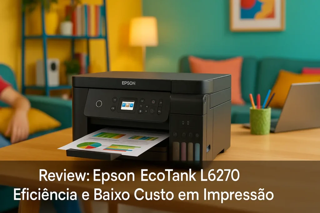 EPSON EcoTank L6270: Eficiência e Baixo Custo em Impressão