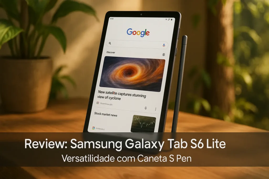Samsung Galaxy Tab S6 Lite: Versatilidade com Caneta S Pen