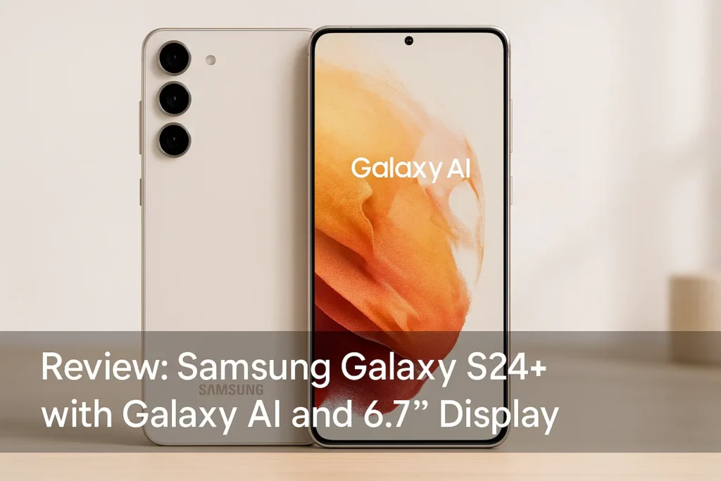 Samsung Galaxy S24+ com Galaxy AI e Tela de 6.7"
