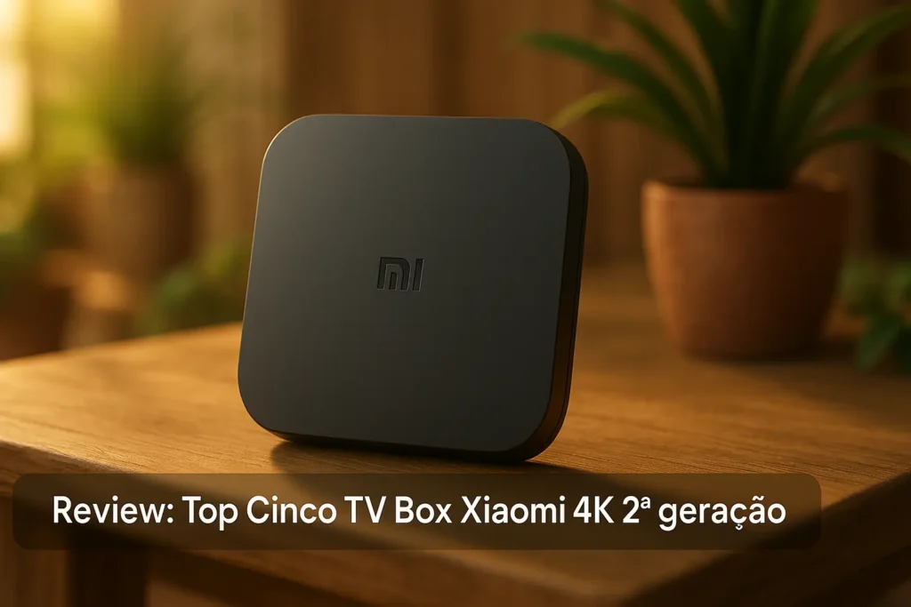 Top Cinco TV box Xiaomi 4k 2 geração