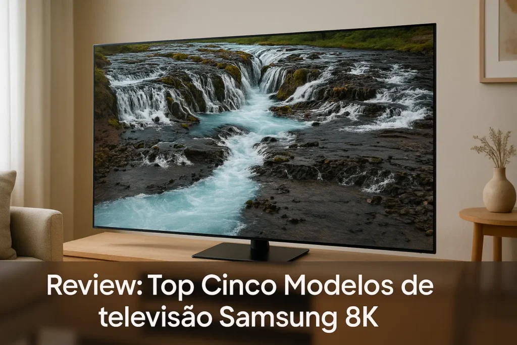 Top Cinco Modelos de televisão Samsung 8k