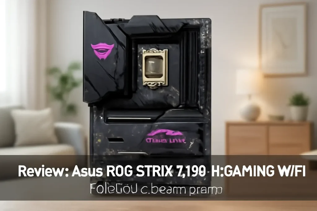 Placa Mãe Asus ROG STRIX Z790-H GAMING WIFI: Potência e Desempenho