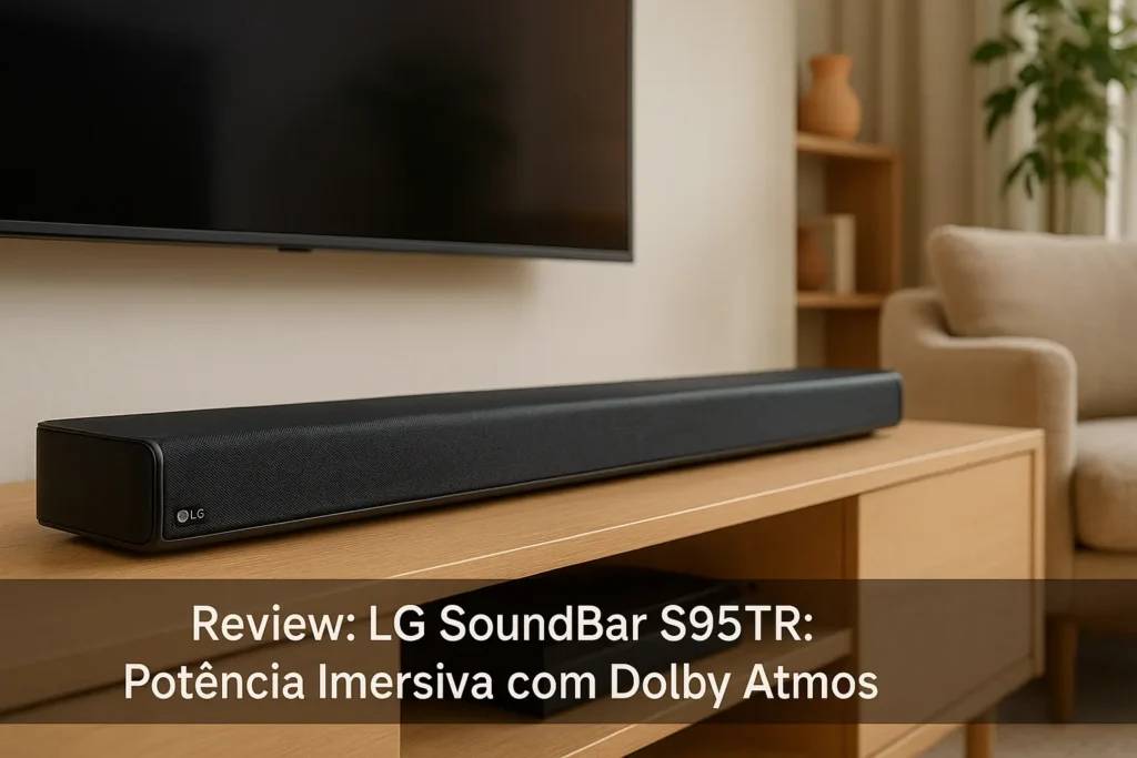 LG SoundBar S95TR: Potência Imersiva com Dolby Atmos