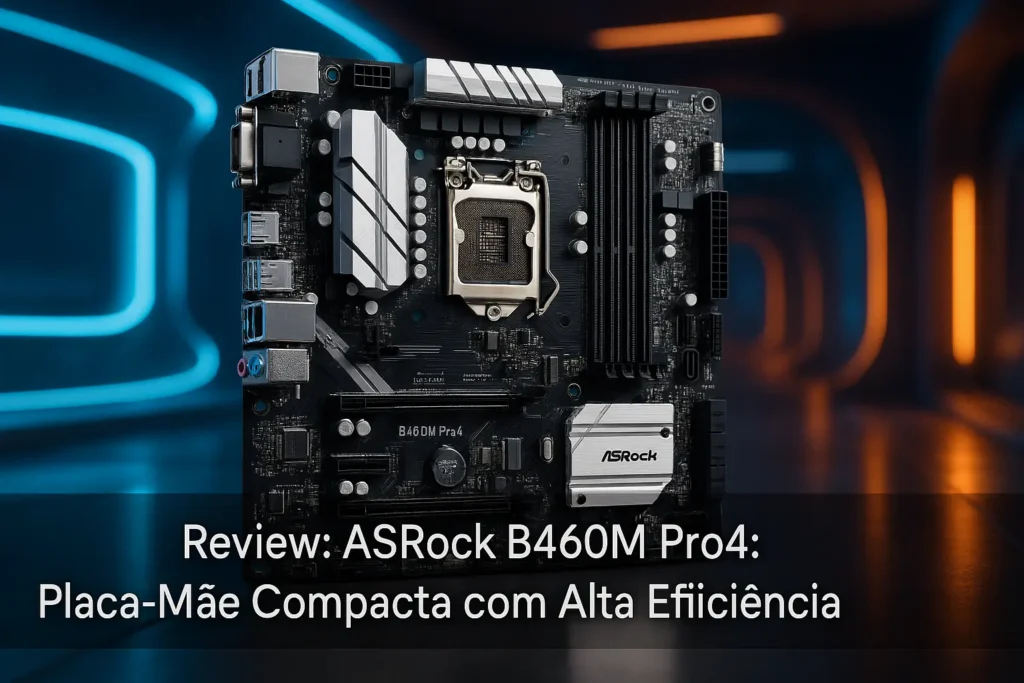 ASRock B460M Pro4: Placa-Mãe Compacta com Alta Eficiência