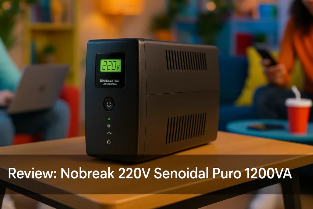 Nobreak 220V Senoidal Puro 1200VA: Estabilidade Total
