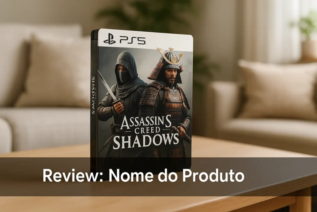 As 5 Melhores Opções de Assassins Creed Shadows PS5 steelbook