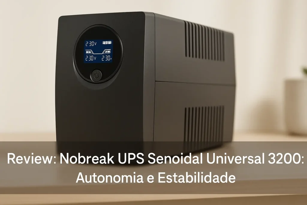 Nobreak UPS Senoidal Universal 3200: Autonomia e Estabilidade