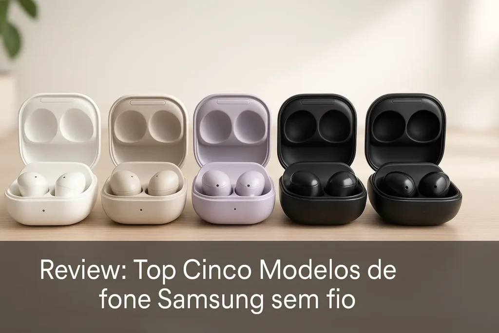 Top Cinco Modelos de fone Samsung sem fio