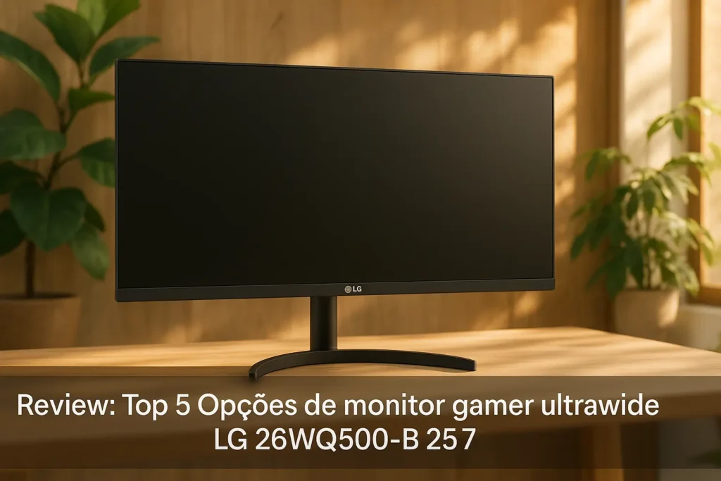Top 5 Opções de monitor gamer ultrawide LG 26wq500-b 25 7