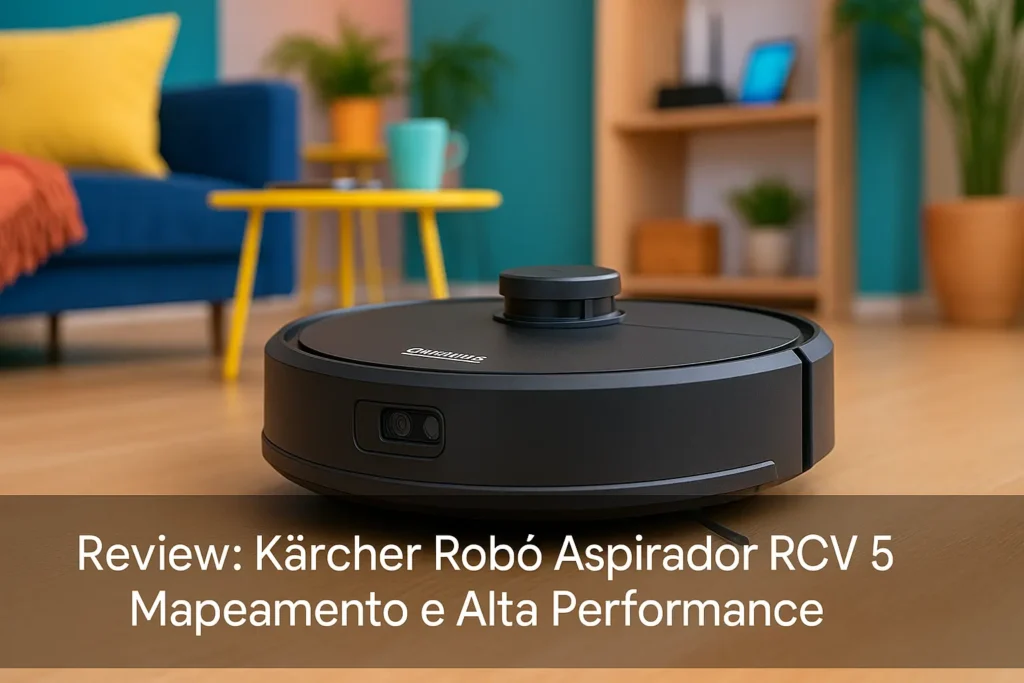 Kärcher Robô Aspirador RCV 5: Mapeamento e Alta Performance