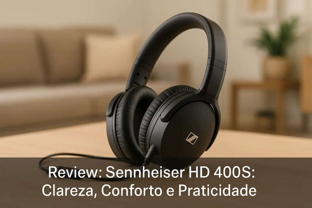 Sennheiser HD 400S: Clareza, Conforto e Praticidade