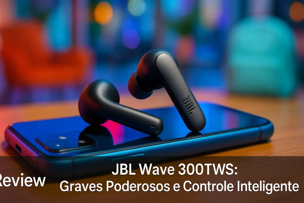 JBL Wave 300TWS: Graves Poderosos e Controle Inteligente