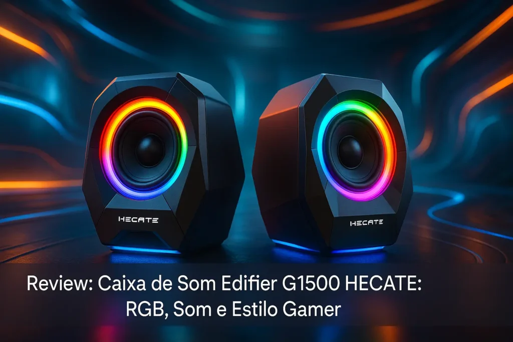 Caixa de Som Edifier G1500 HECATE: RGB, Som e Estilo Gamer