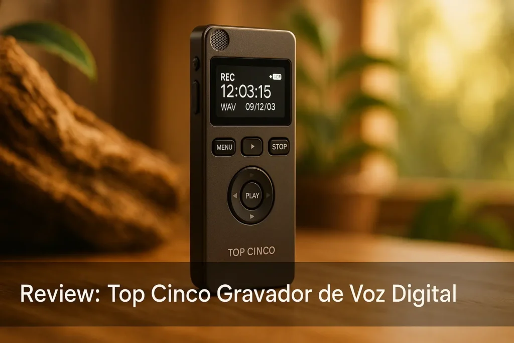 Top Cinco gravador de voz digital