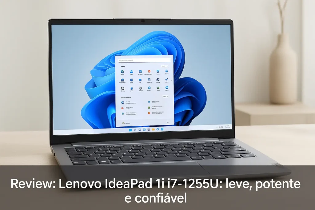 Lenovo IdeaPad 1i i7-1255U: leve, potente e confiável
