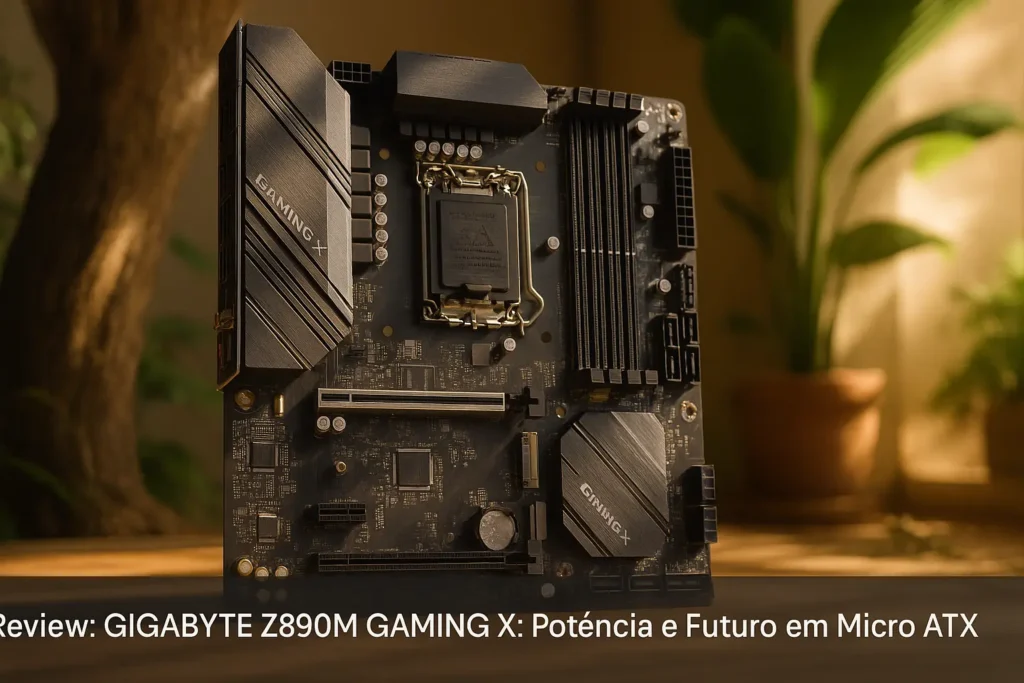 GIGABYTE Z890M GAMING X: Potência e Futuro em Micro ATX