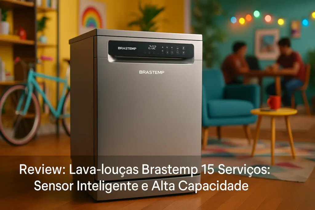 Lava-louças Brastemp 15 Serviços: Sensor Inteligente e Alta Capacidade